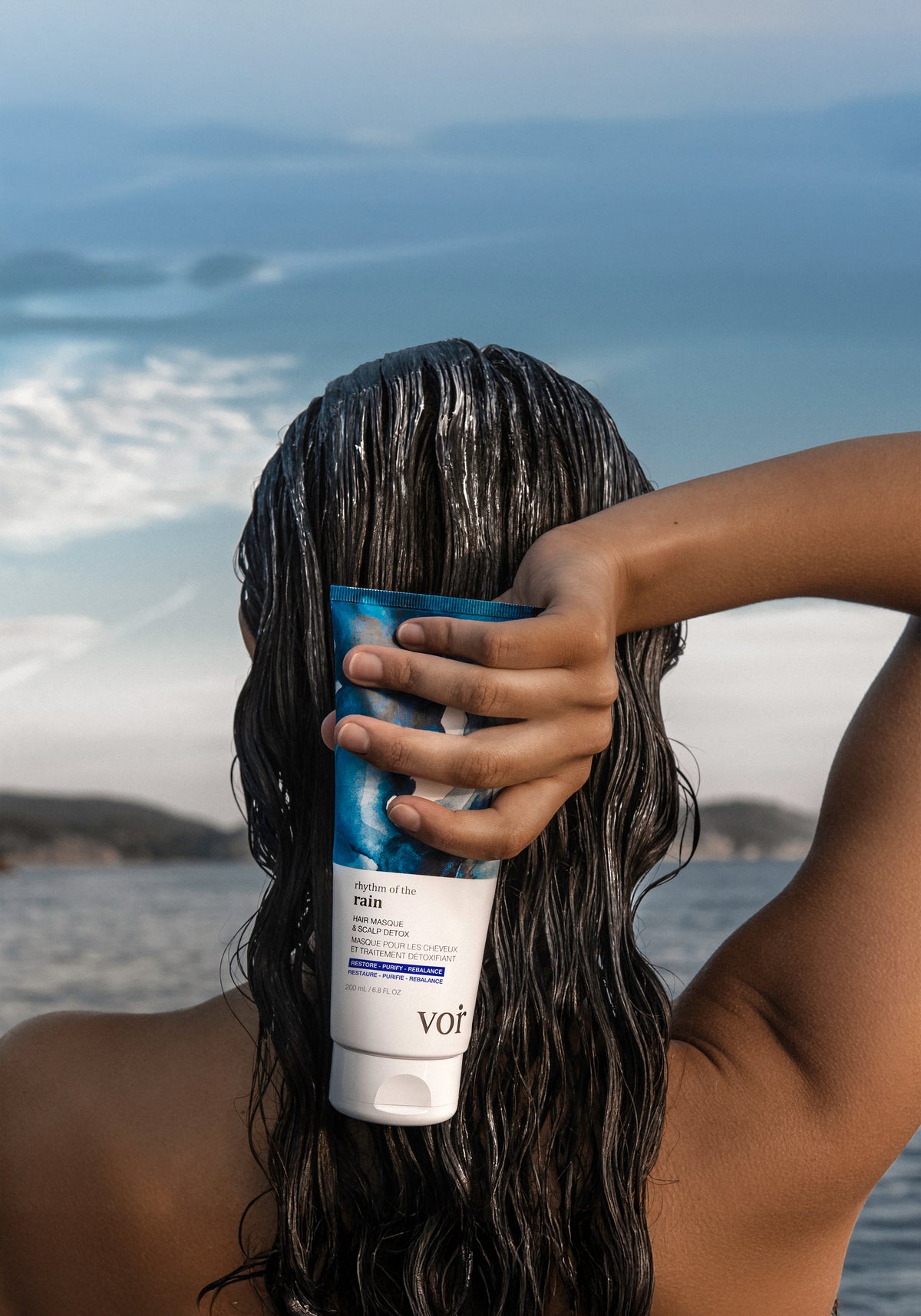 Get ready with, 
hair masque and scalp detox